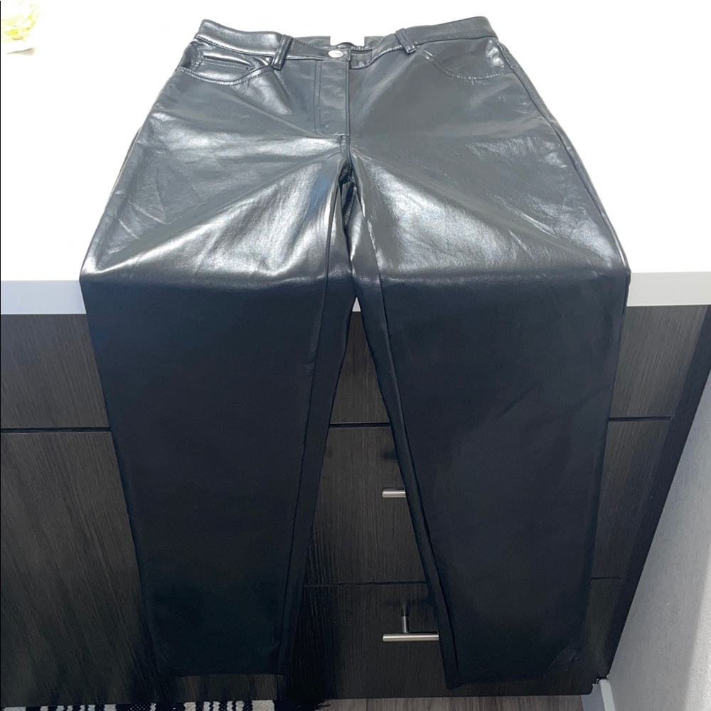 Black Leather Pants